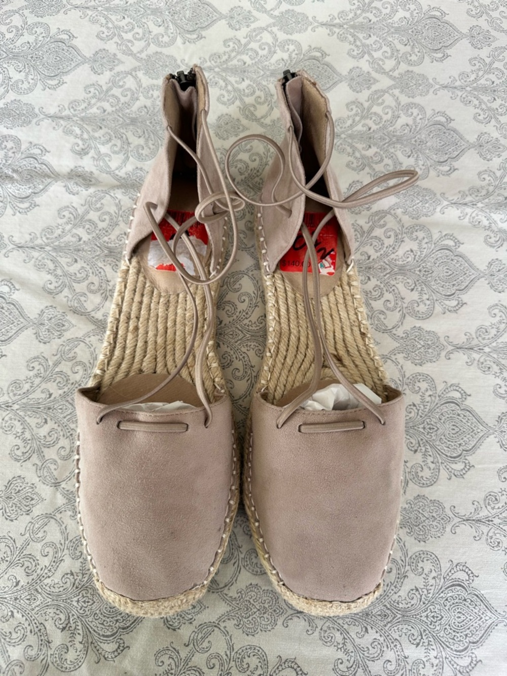Eileen Fisher Espadrille Flat Strappy D’Orsay Sandals Spanish Summer